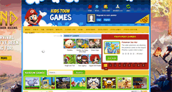 Desktop Screenshot of kidstoongames.com